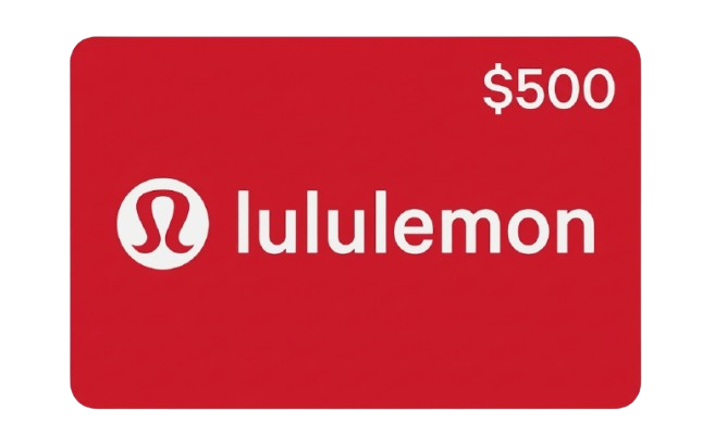 Lululemon $500 Gift Card